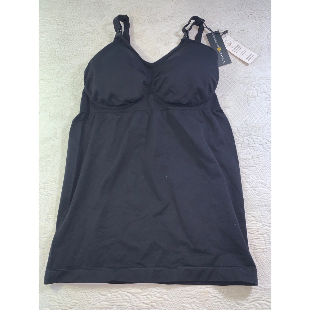 Kindred Bravely Sublime Maternity Nursing Busty Tank Black L-Busty SLTB-TNK-BSTY